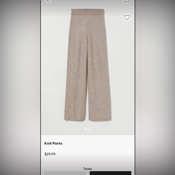 H&M Pants - H&M knit pants